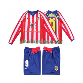 Jalkapallo Pelipaidat/Peliasut Atlético Madrid F TORRES 9 2004 Retro Lasten Kotipaita 2005 Pitkähihainen
